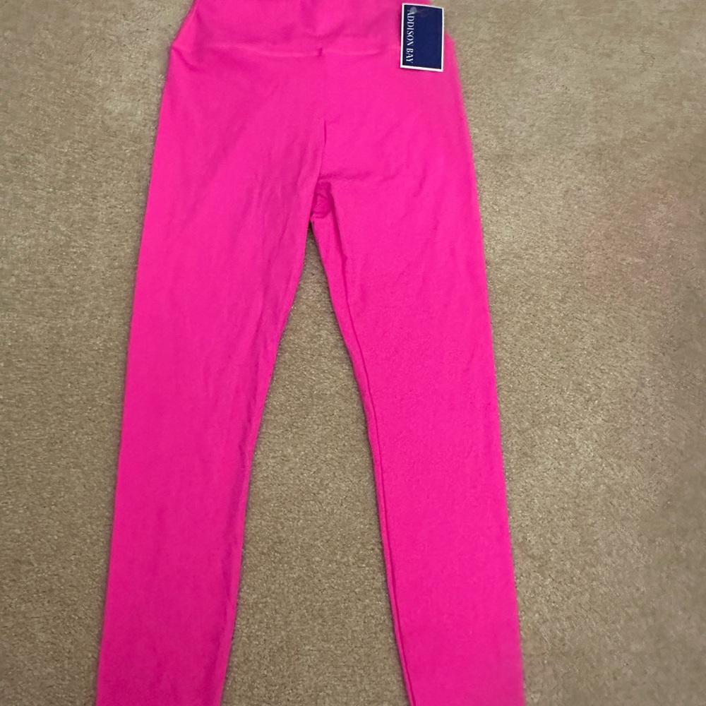 Addison bay neon pink Leggings NWT